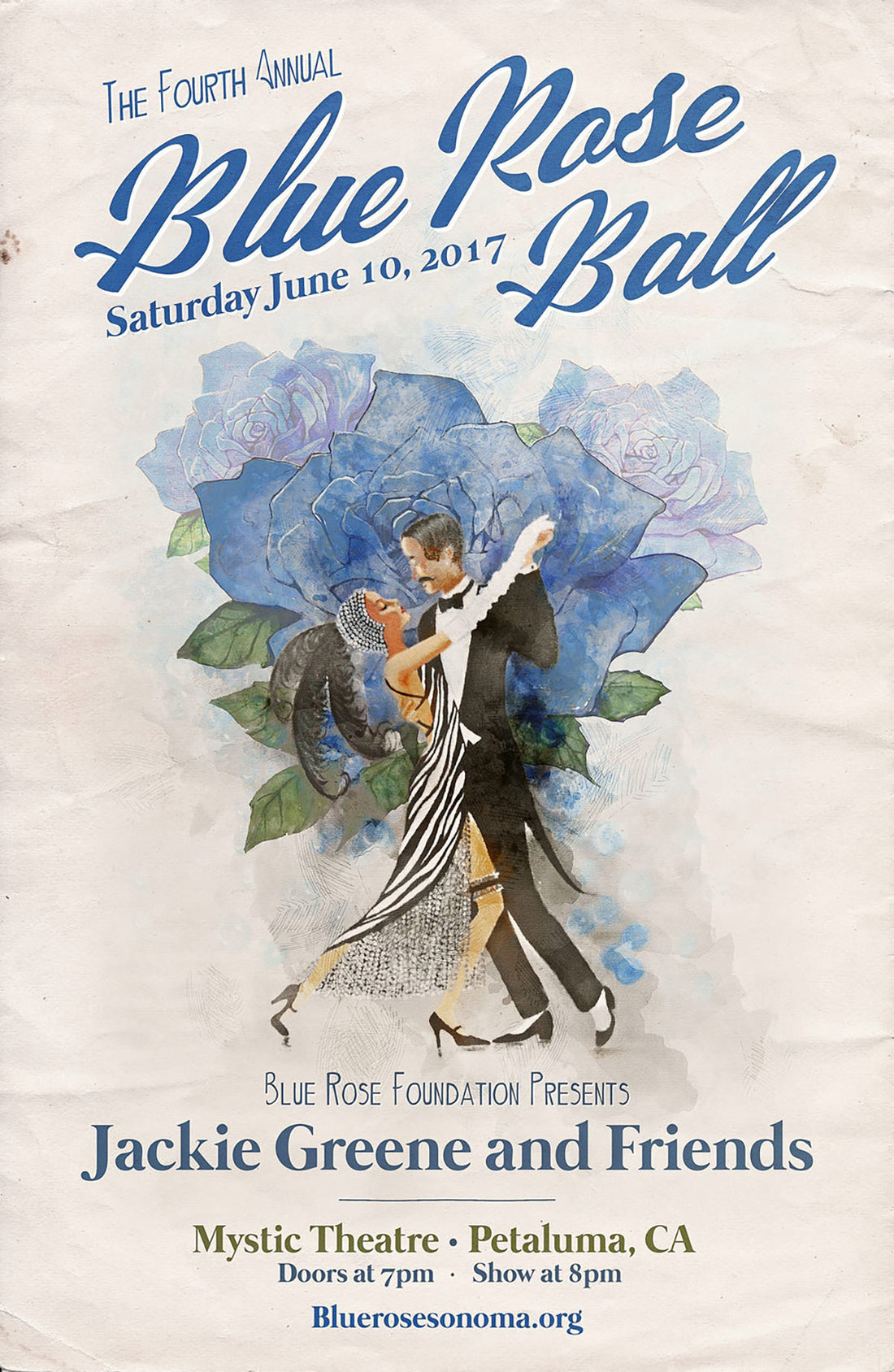 2017 Blue Rose Ball Poster
